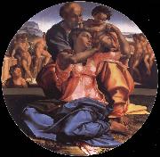 unknow artist The Sacred Family with the young one San Juan the Baptist one painting